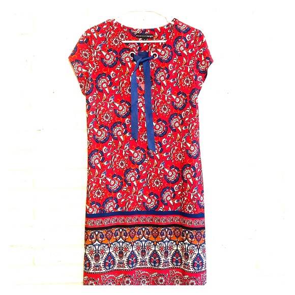 Floral print midi dress - Picture 1 of 7